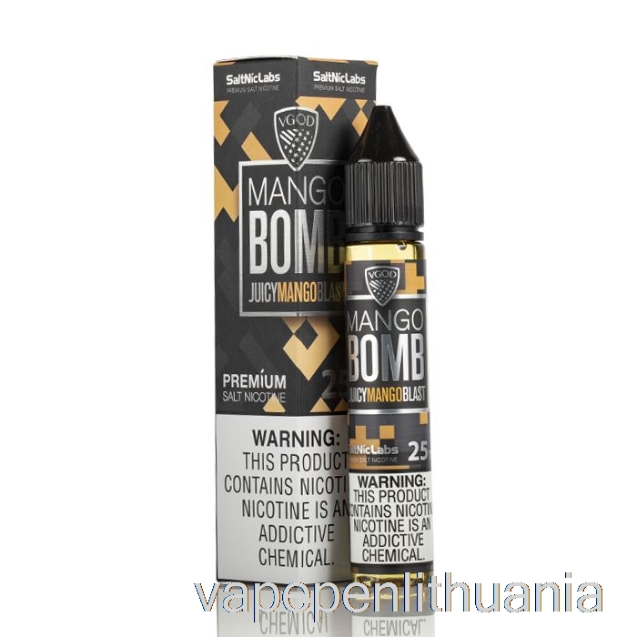 Mango Bomba - Vgod Saltnic - 30ml 25mg Vape Skystis
